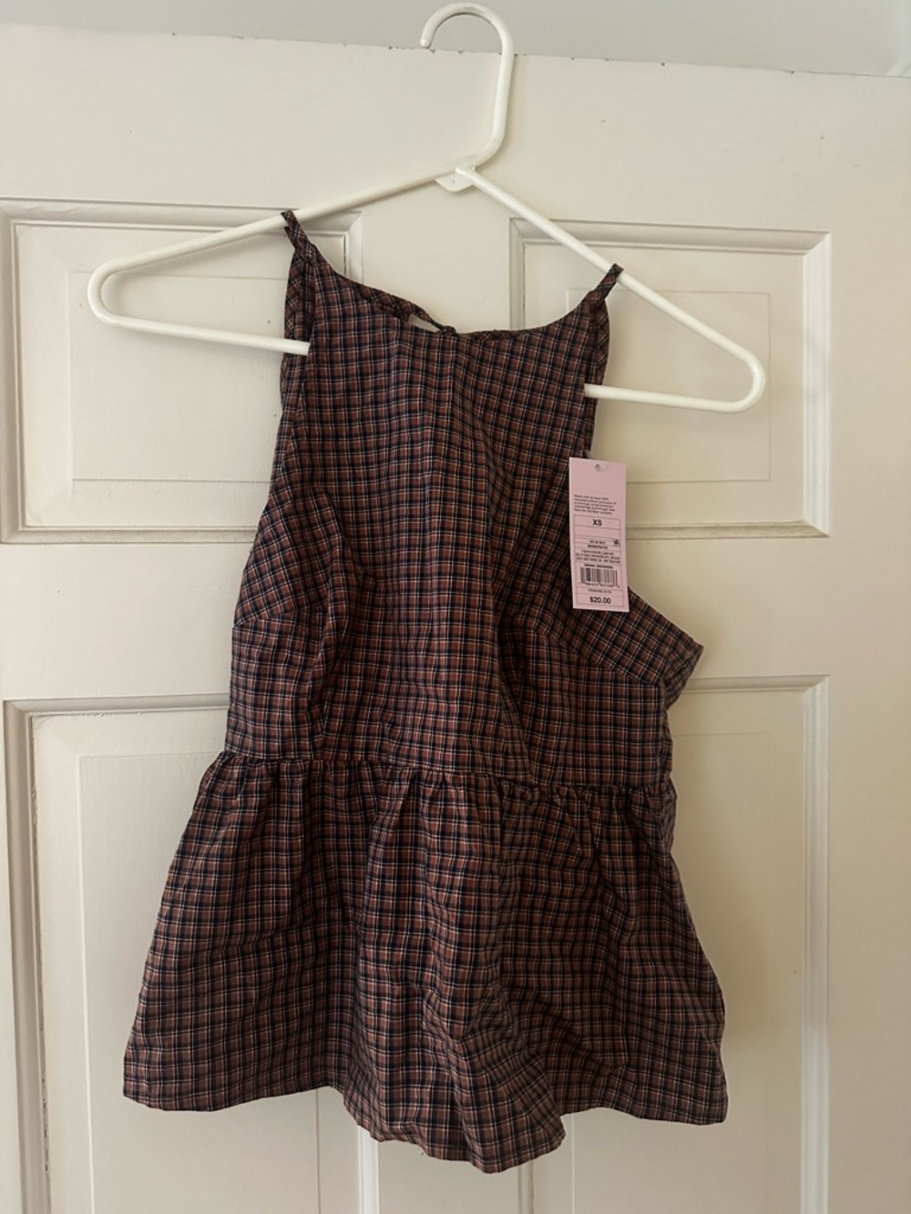 Wild fable peplum top